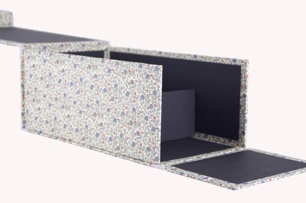 Zauberhafte Fotobox "Sissi", Handgefertigte Schachtel, Blumenmotiv